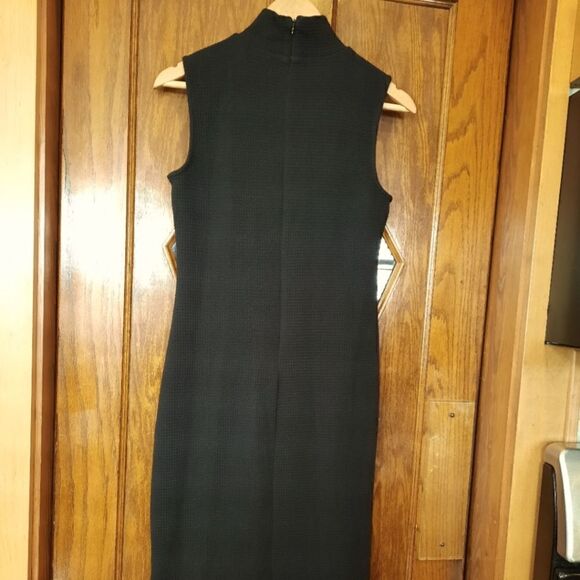 APT 9 Sleeveless Dress Mock Neck Midi Navy - Picture 7 of 12